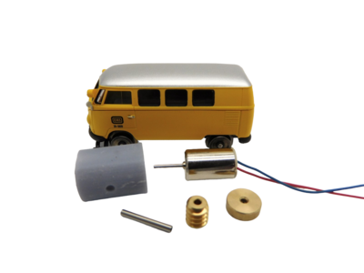 micromotor HMU001C motor ombouwset voor Modellbahn Union Klv 20 Draisine