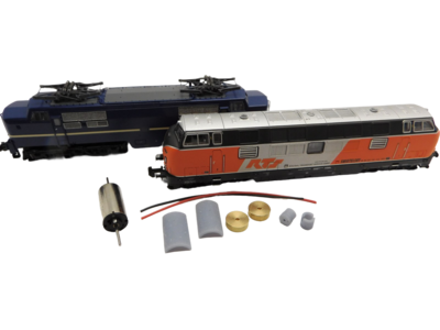 micromotor NP002C motor ombouwset Piko V 200.1, BR 221, NS 1200