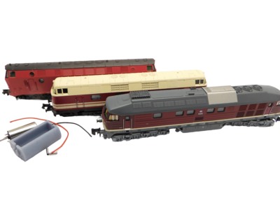 micromotor NB002 motor ombouwset voor Brawa BR 118, BR 119, BR 132, BR 229, BR 232, en andere