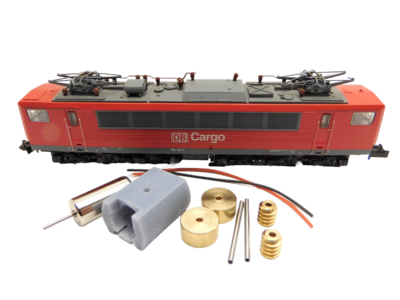 micromotor NM055C motor ombouwset voor Minitrix  BR 103, BR 151, BR 155, BR 750,  E 03, u.a.