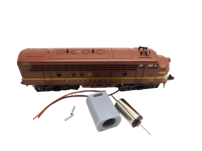 micromotor NM052 motor ombouwset voor Minitrix (Conrail) F7A (B&O, Canadian National, Canadian Pacific, u.a.)