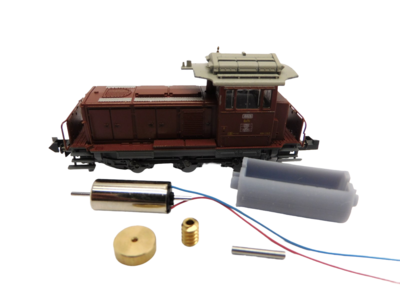 micromotor NM047C motor ombouwset voor Minitrix  Em 3/3