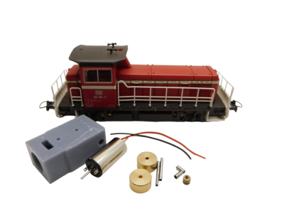 micromotor HR027F motor ombouwset voor Roco DB BR 384, DB E71, ÖBB Rh 1670, u.a.