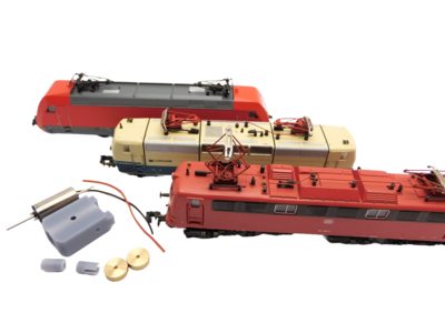 micromotor NR010C motor ombouwset voor Roco BR 101, BR 150, BR 181, Traxx, ET 85, ET 90, u.a.