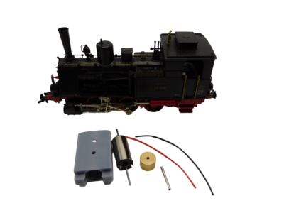 micromotor HF001F motor ombouwset voor Fleischmann BR BR 89.62, 89.70, T3