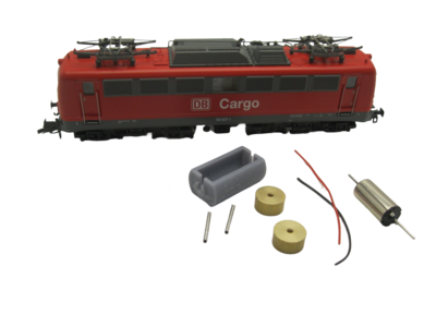 micromotor TKU001F Glockenankermotor ombouwset voor Kuehn ER20, V60, Taucherbrille (CSD T478.3), u.a.